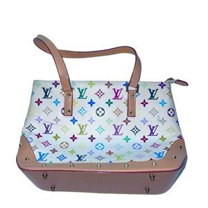 Louis Vuitton studded multicolor shoulder bag